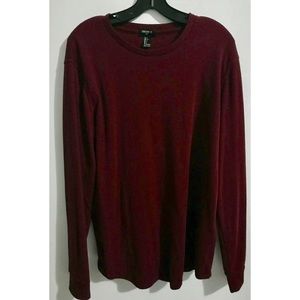 Wine Colored Long Sleeve Sweater (21 Men)